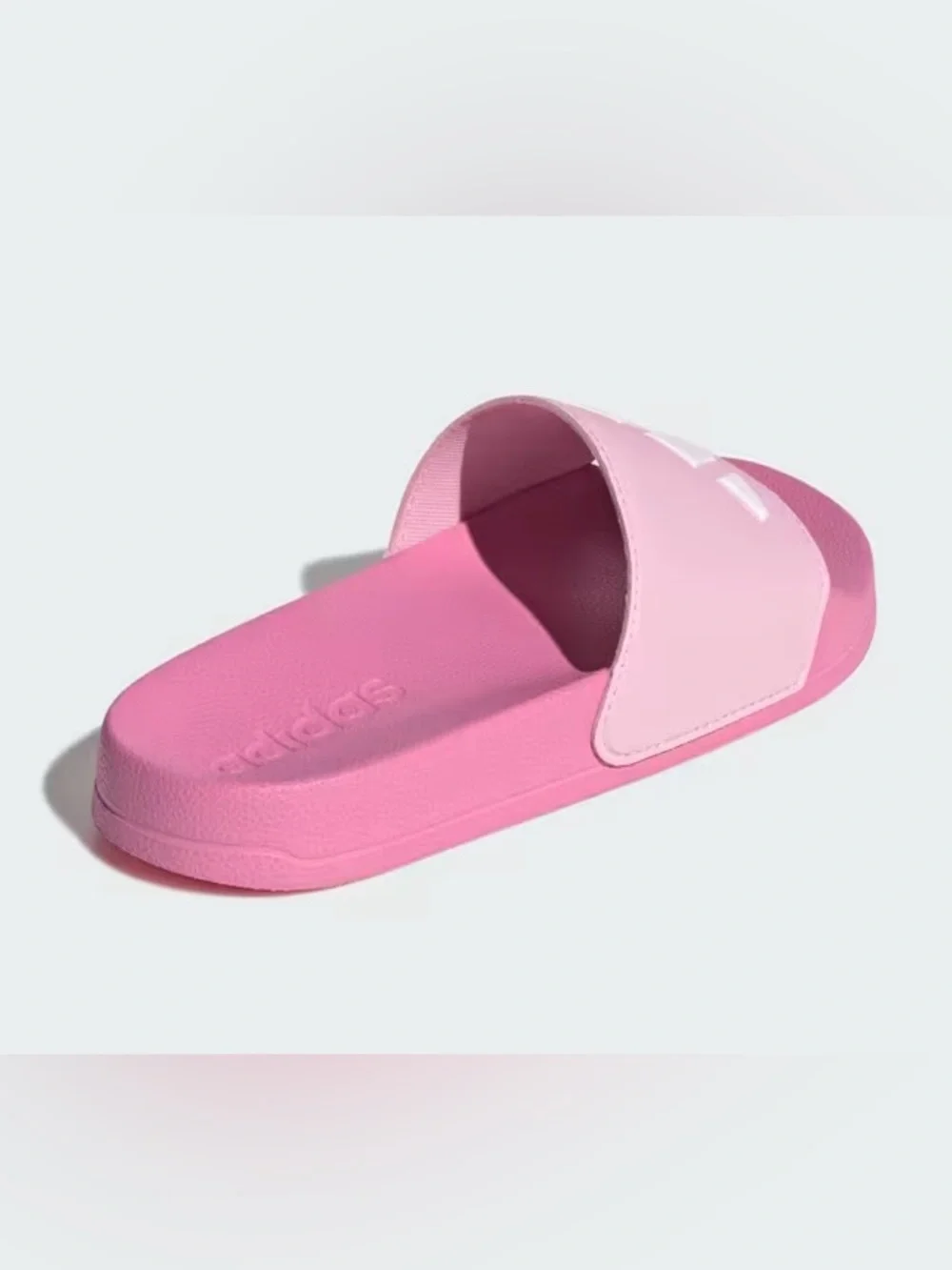 ADIDAS ~ ADILETTE SHOWER LOGO SANDALS KIDS ~ Girls age 4 - 7 ~ Size 12K ~ * NIB